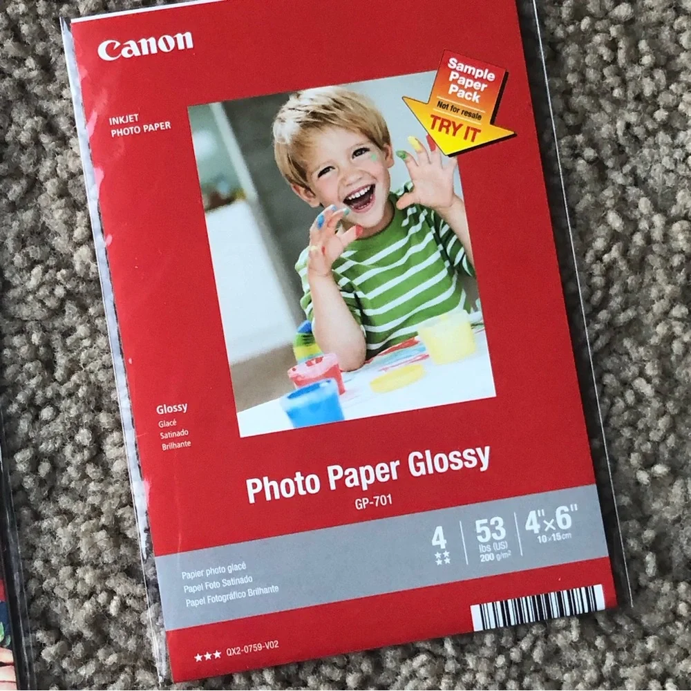 Set of 3 Photo paper glossy